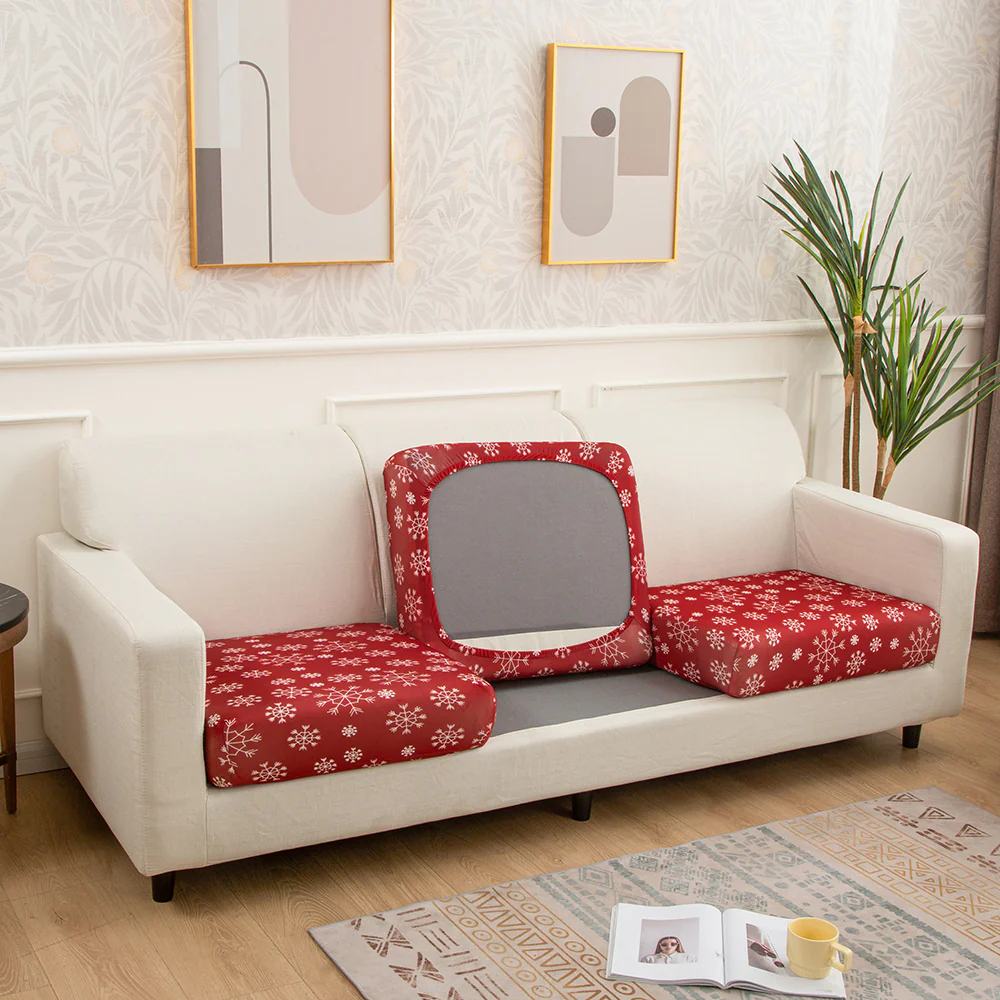 Printed Sofa Seat Cushion Cover - Image 39