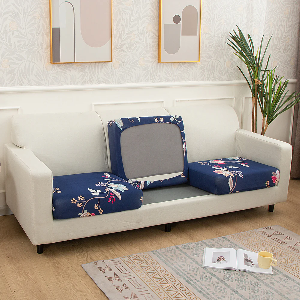 Printed Sofa Seat Cushion Cover - Image 44