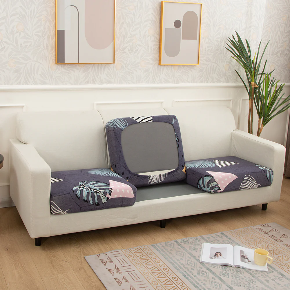 Printed Sofa Seat Cushion Cover - Image 45