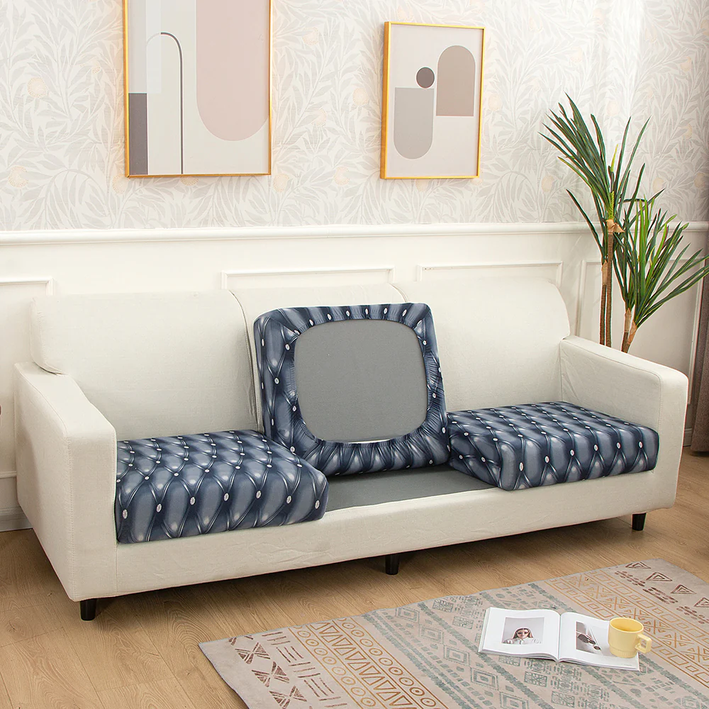 Printed Sofa Seat Cushion Cover - Image 46