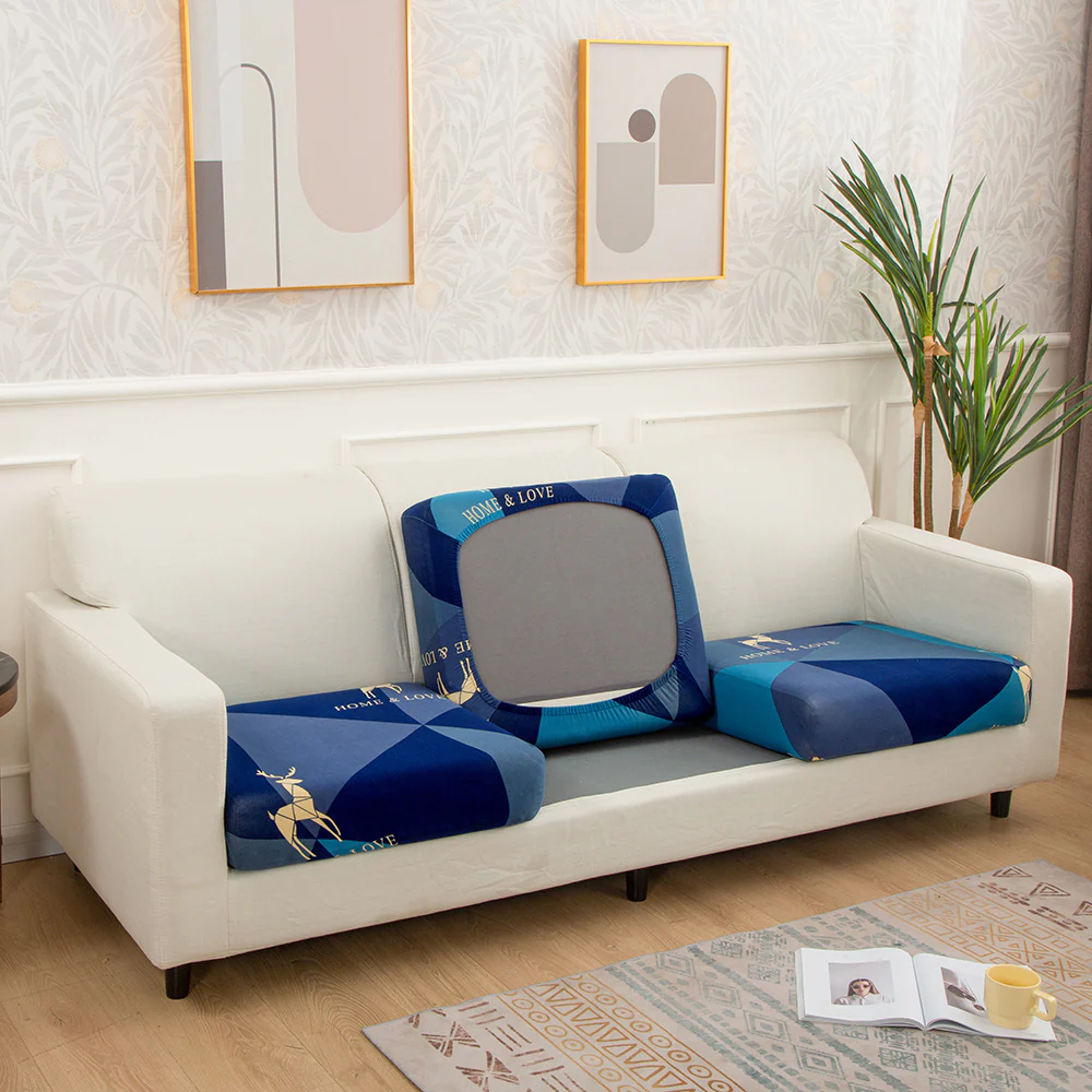 Printed Sofa Seat Cushion Cover - Image 47