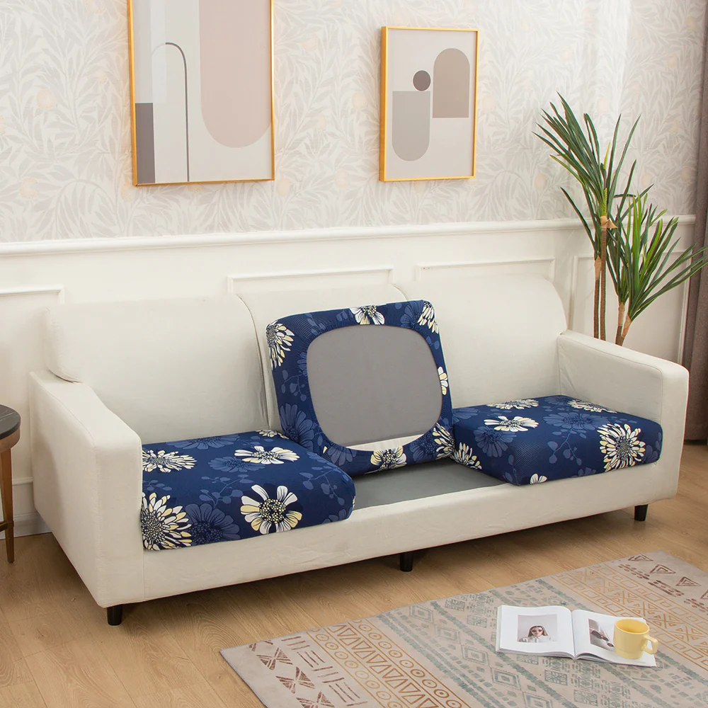 Printed Sofa Seat Cushion Cover - Image 49