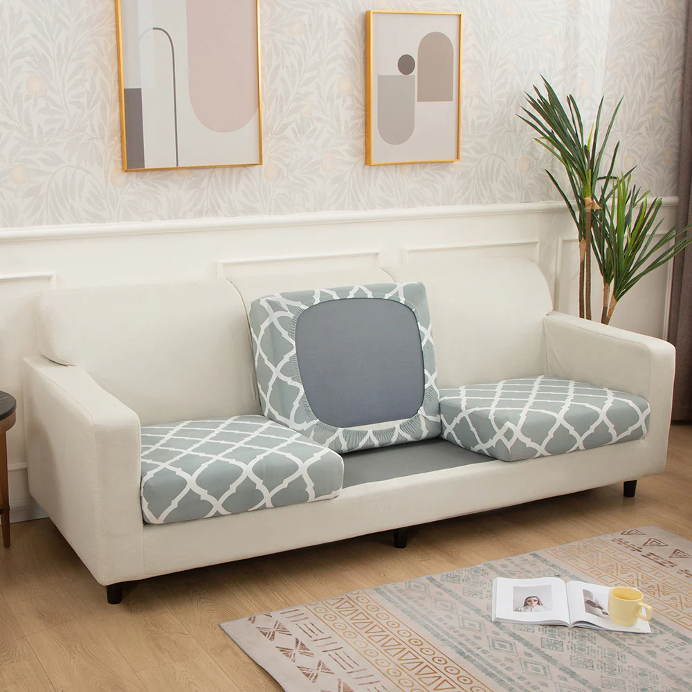 Printed Sofa Seat Cushion Cover - Image 50