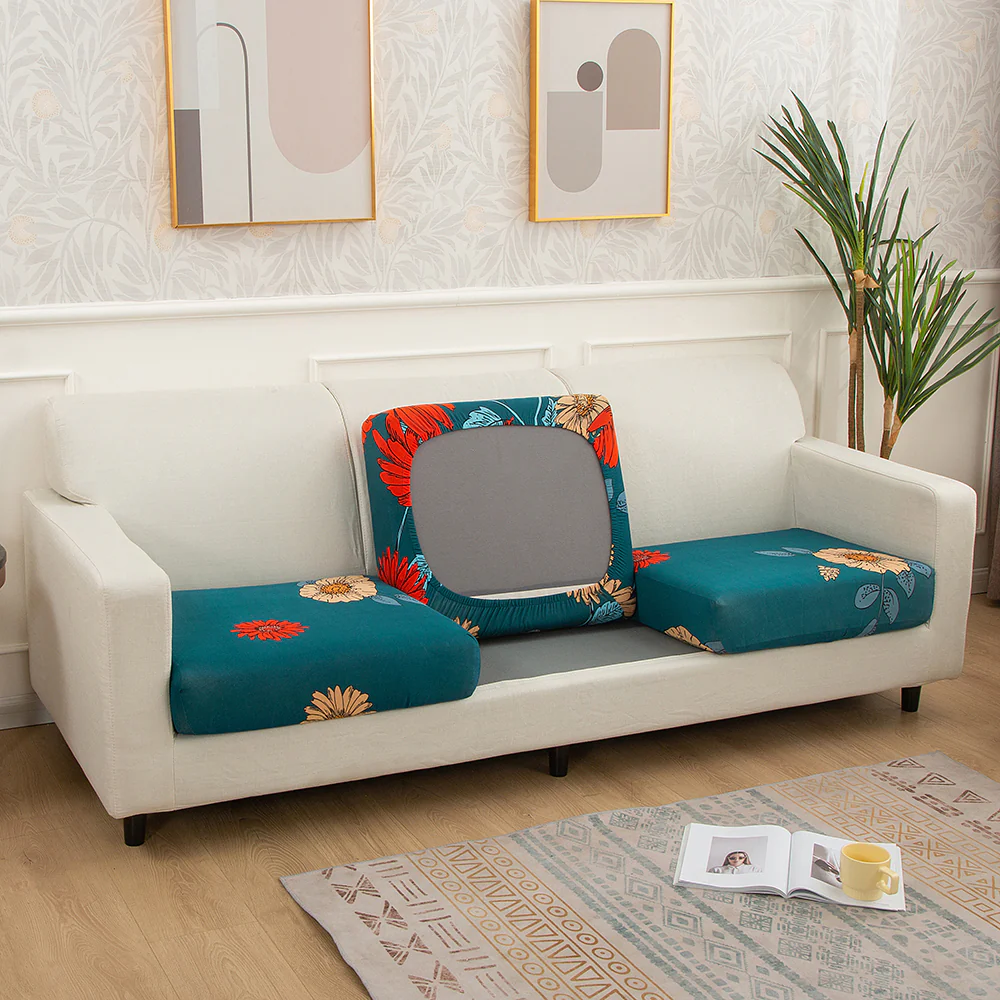 Printed Sofa Seat Cushion Cover - Image 51