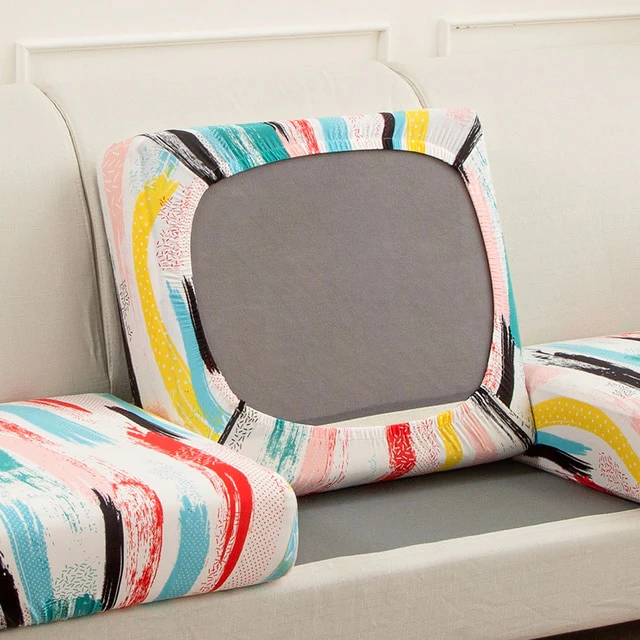 Printed Sofa Seat Cushion Cover - Image 8
