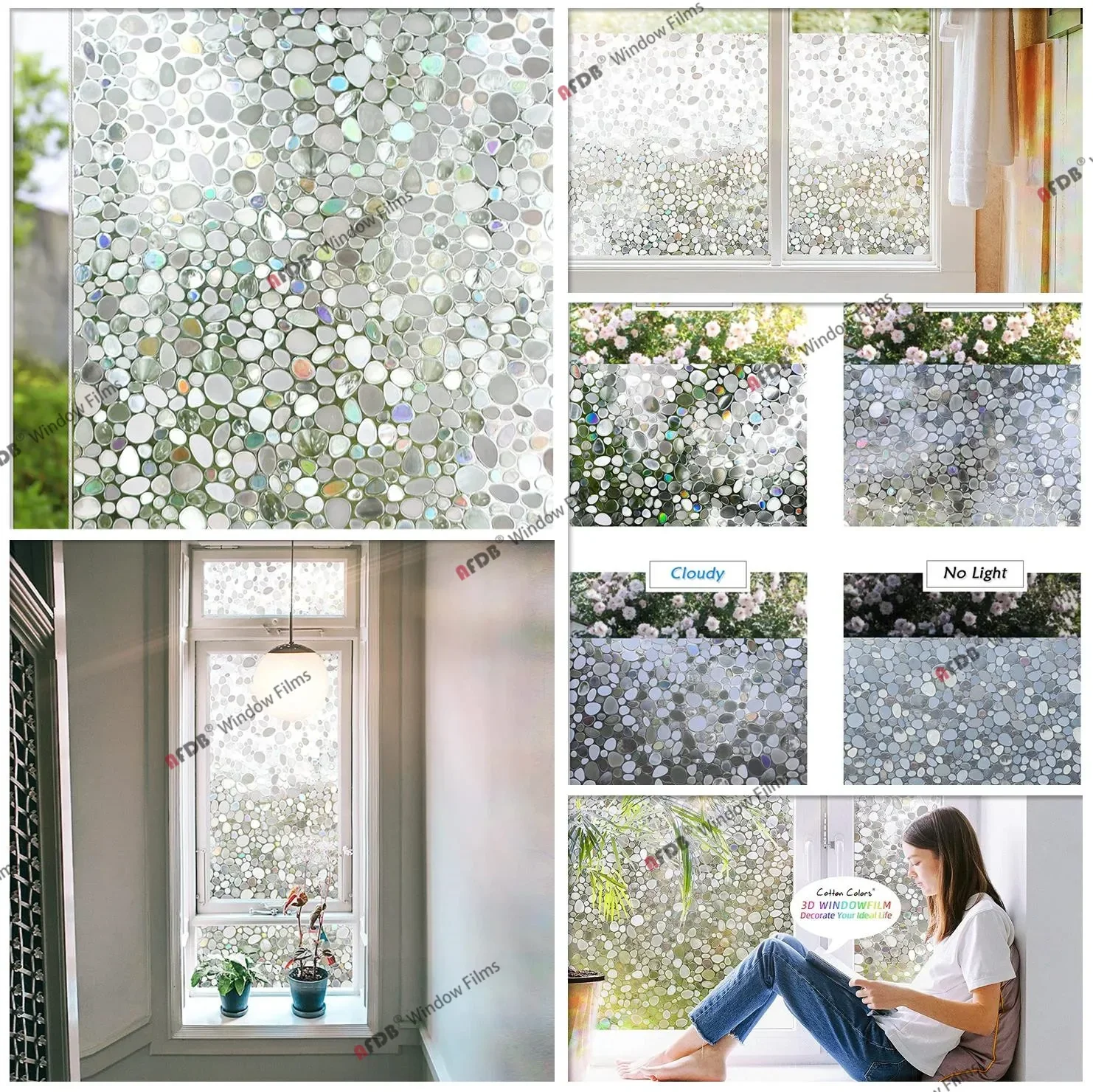 Privacy Frosted Glass Window Film - Image 6