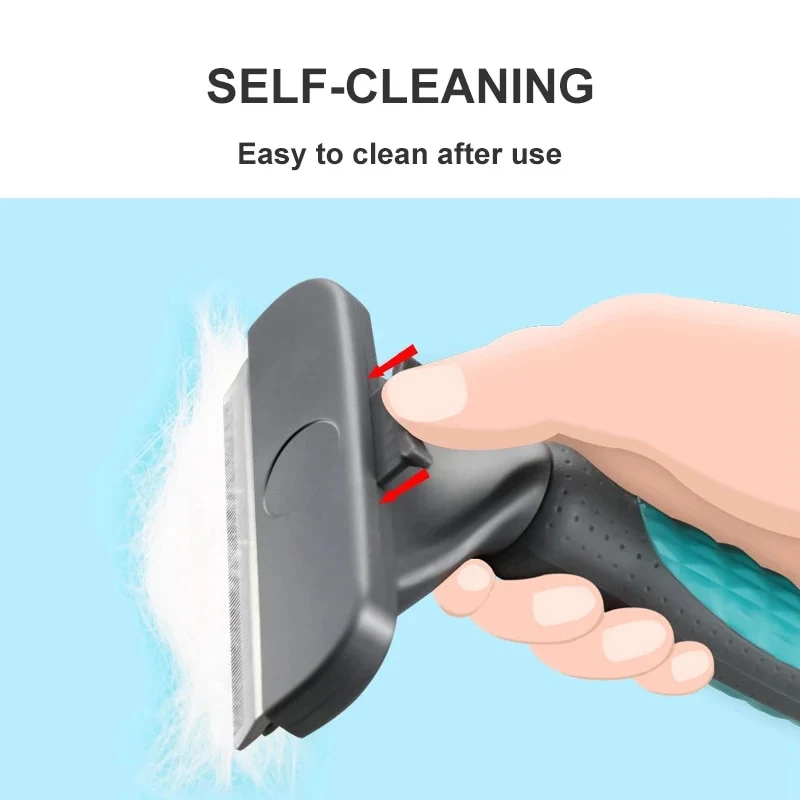 Professional Self Cleaning Pet Shedder Comb - Image 7