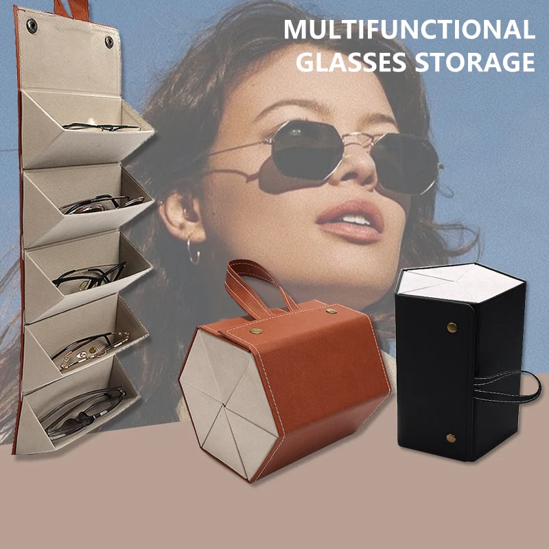 PU Leather Case Sunglasses Bag - Image 13