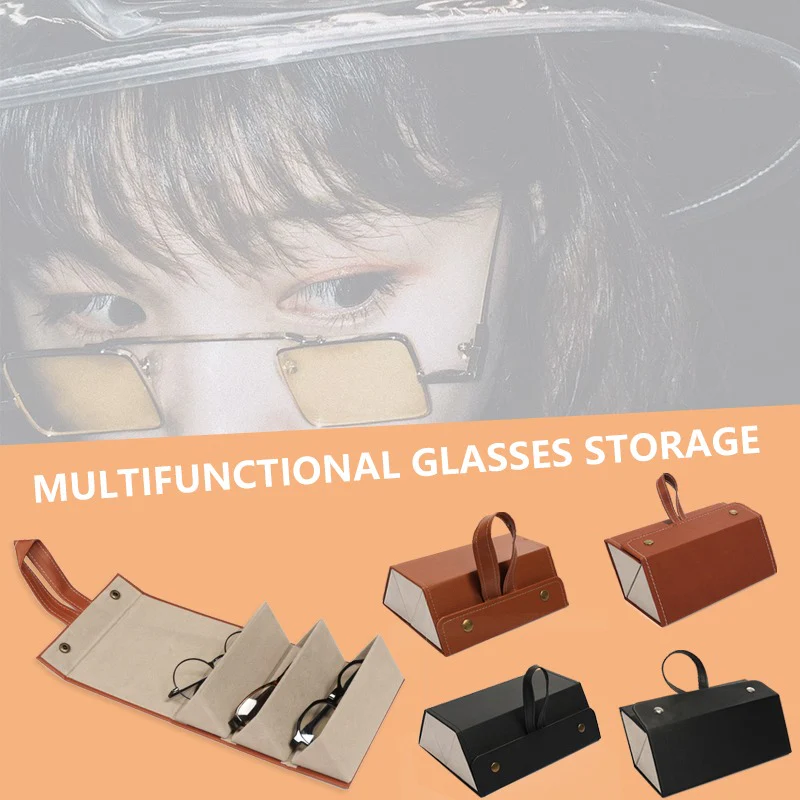 PU Leather Case Sunglasses Bag - Image 21