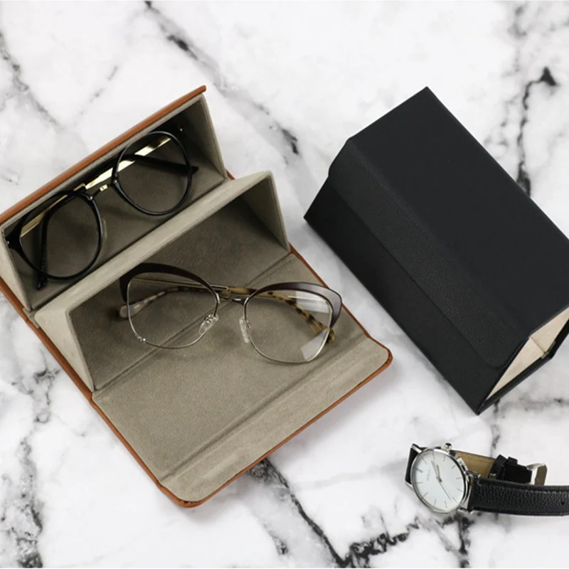 PU Leather Case Sunglasses Bag - Image 30