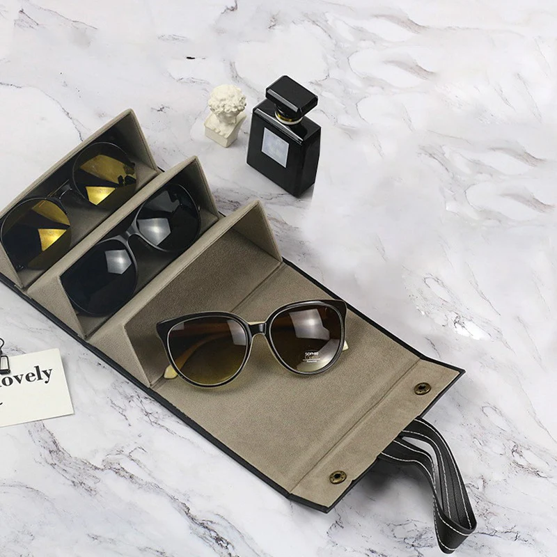 PU Leather Case Sunglasses Bag - Image 31