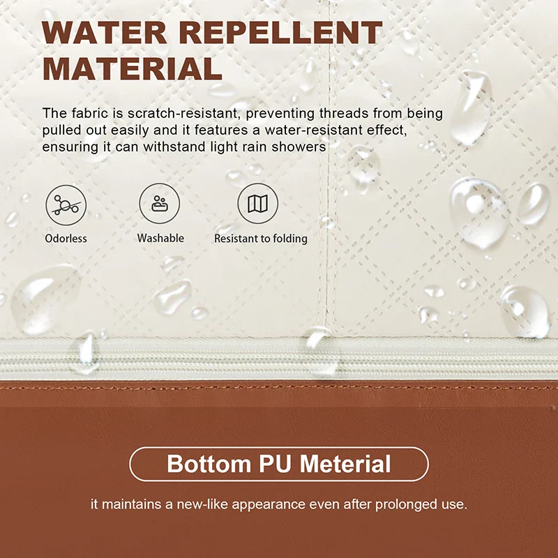 PU Leather Double Layer Shoe Travel Bag - Image 6