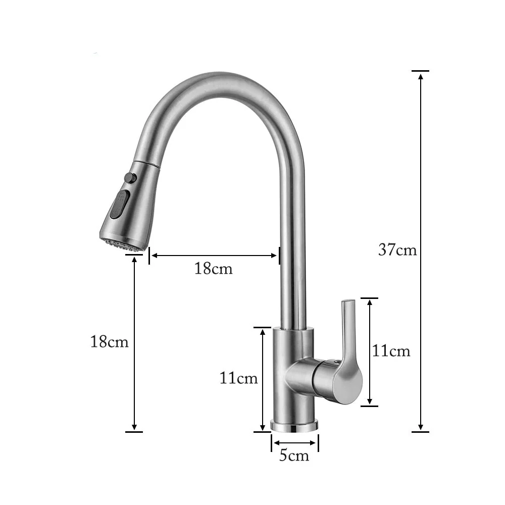 Pull Out  Kitchen Faucet Water Tap - Image 10