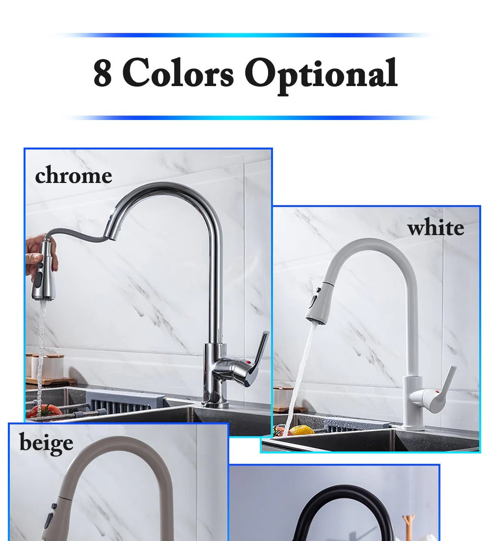 Pull Out  Kitchen Faucet Water Tap - Image 14