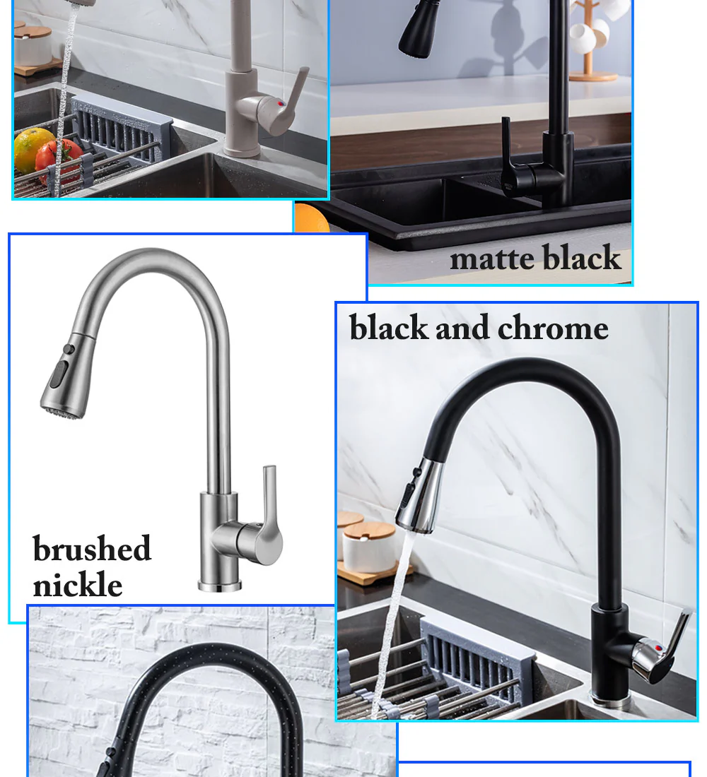 Pull Out  Kitchen Faucet Water Tap - Image 15