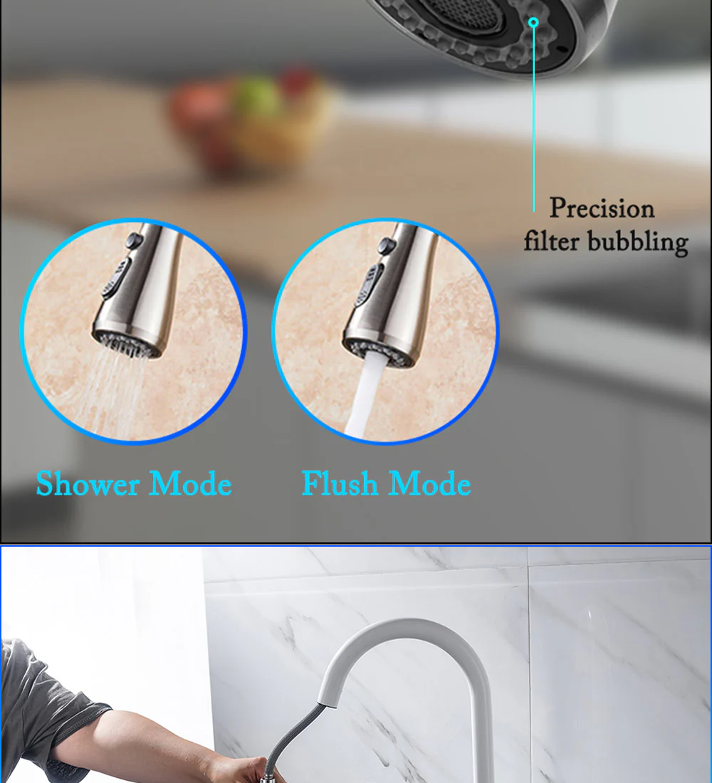 Pull Out  Kitchen Faucet Water Tap - Image 16