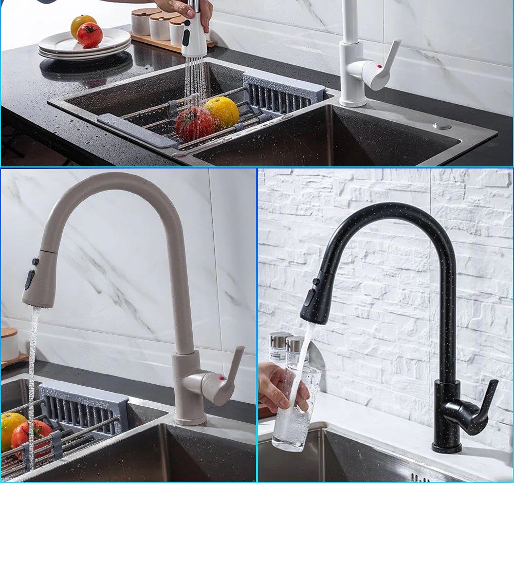 Pull Out  Kitchen Faucet Water Tap - Image 17