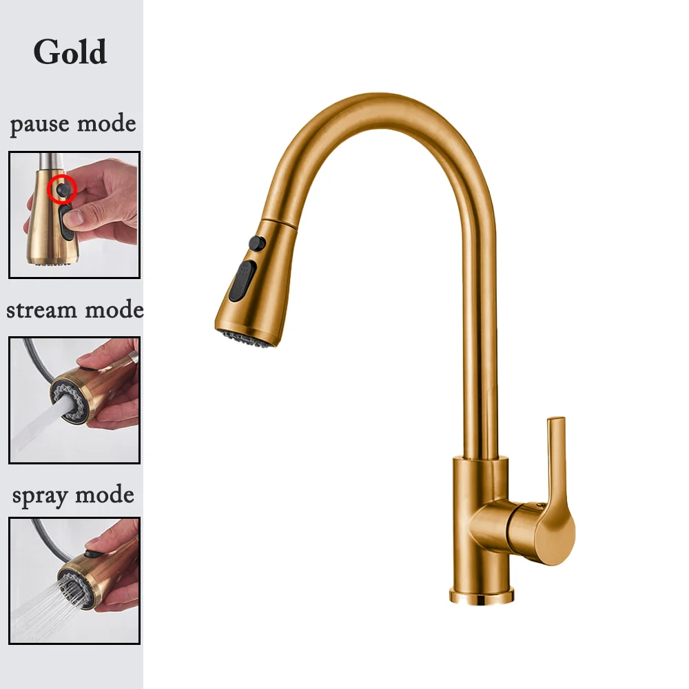 Pull Out  Kitchen Faucet Water Tap - Image 2
