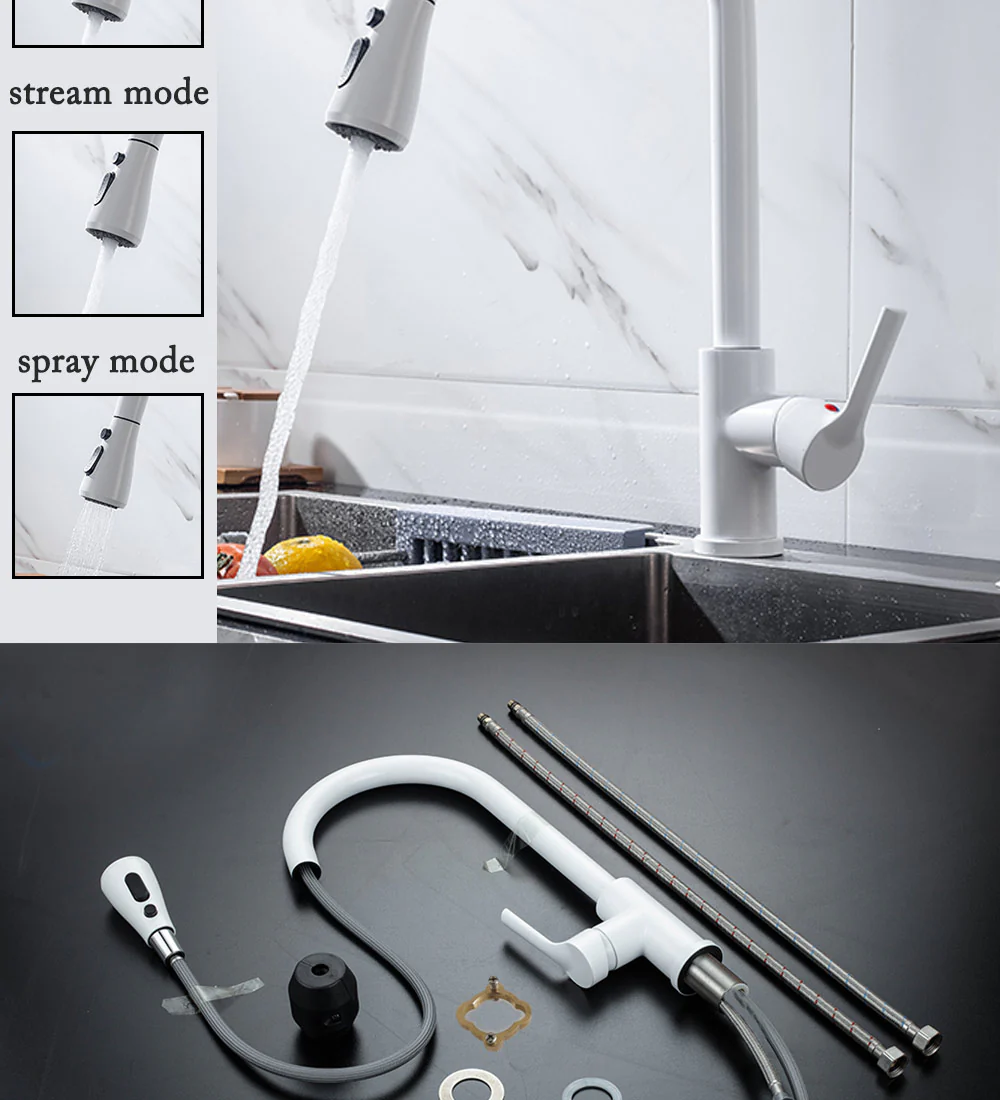 Pull Out  Kitchen Faucet Water Tap - Image 23