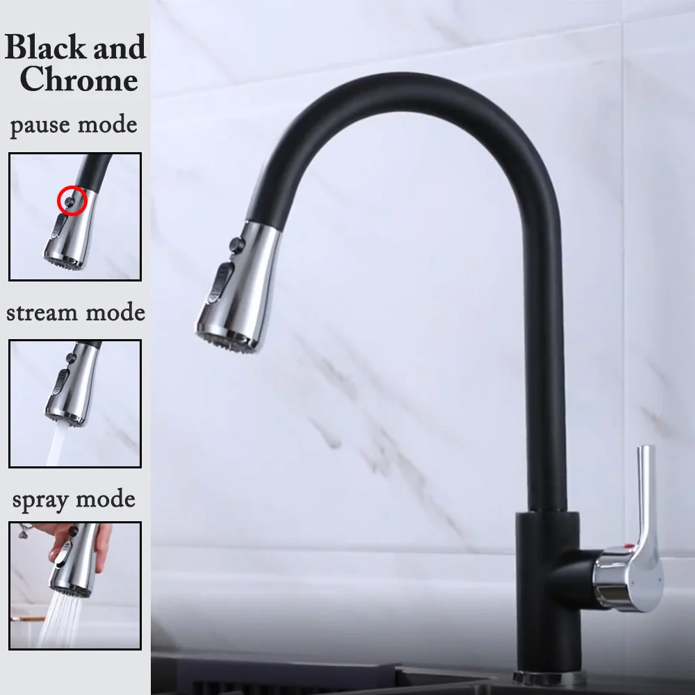 Pull Out  Kitchen Faucet Water Tap - Image 6
