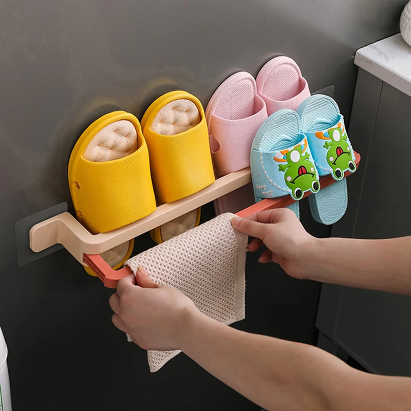 Punch-free Wall-mounted Slipper Hanger - Image 6