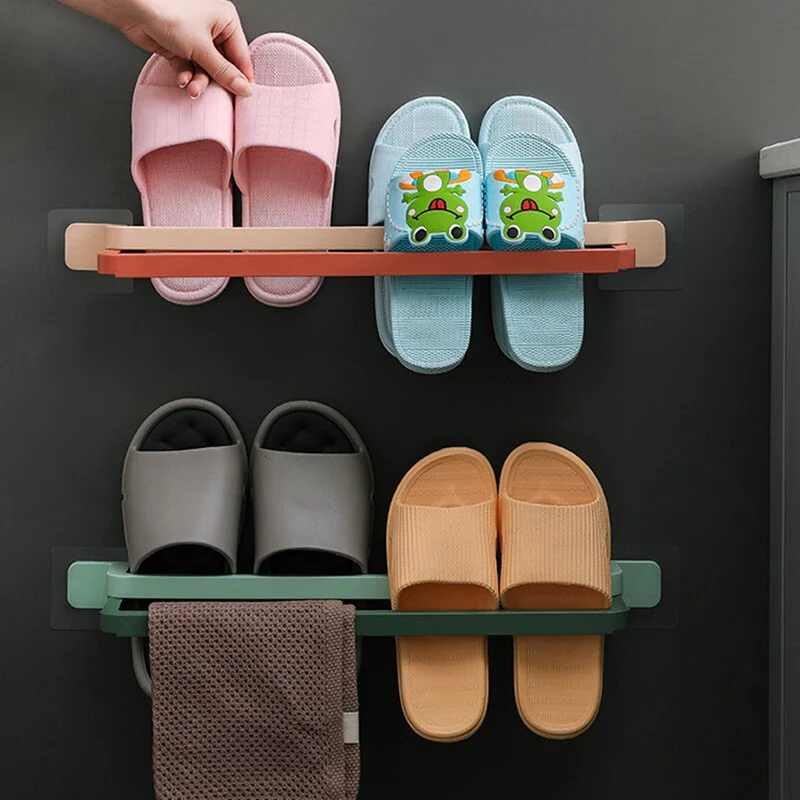 Punch-free Wall-mounted Slipper Hanger - Image 9