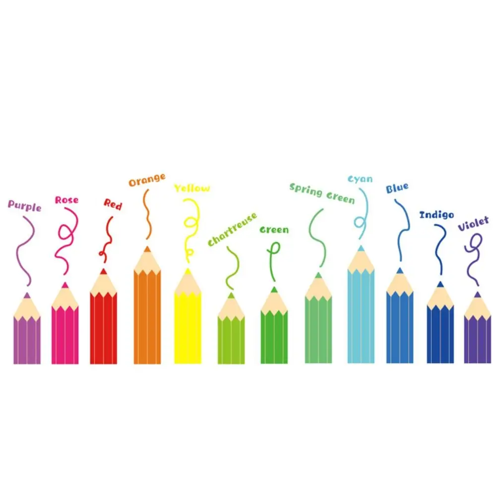 Rainbow Crayon Wall Stickers - Image 7