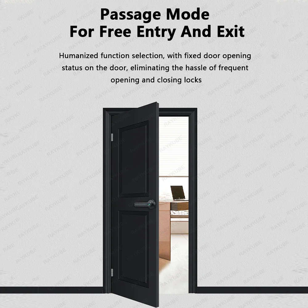RayKube M3 Smart Fingerprint Door Lock - Image 5