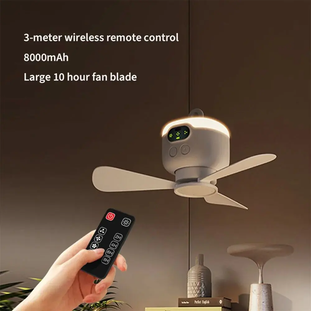 Rechargeable Camping Ceiling Fan Light - Image 4