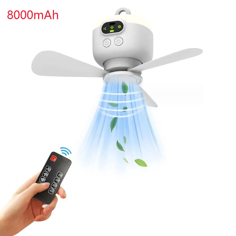 Rechargeable Camping Ceiling Fan Light - Image 8