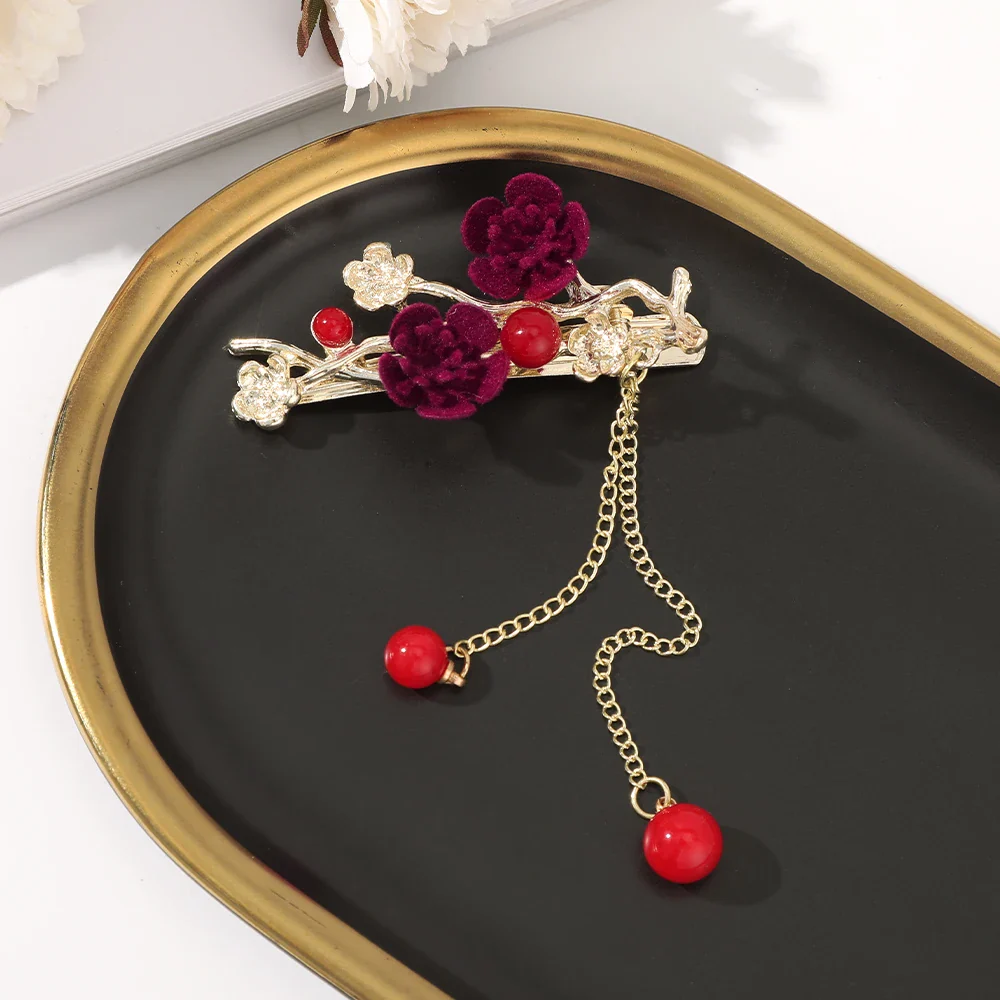 Red Rose Hair Pin - Image 7