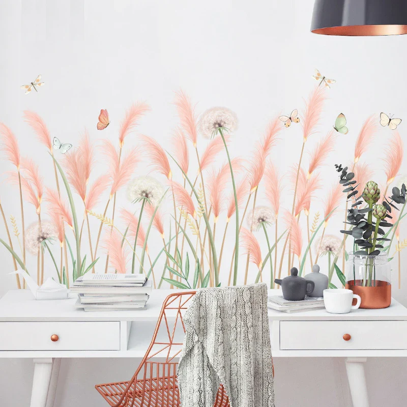 Reed Flower Wall Sticker - Image 3