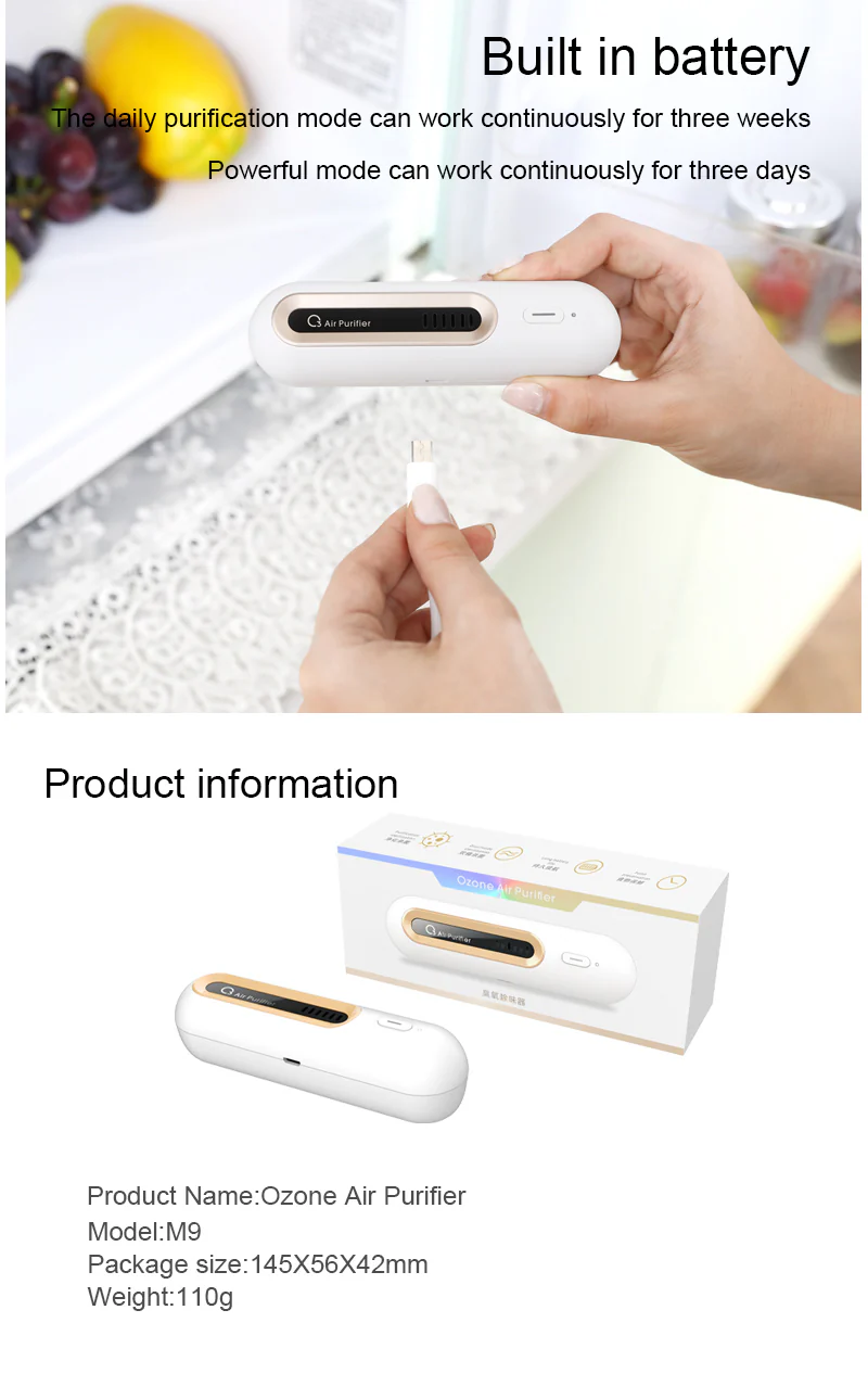 Refrigerator Deodorizer Sterilizer Air Purifier - Image 12