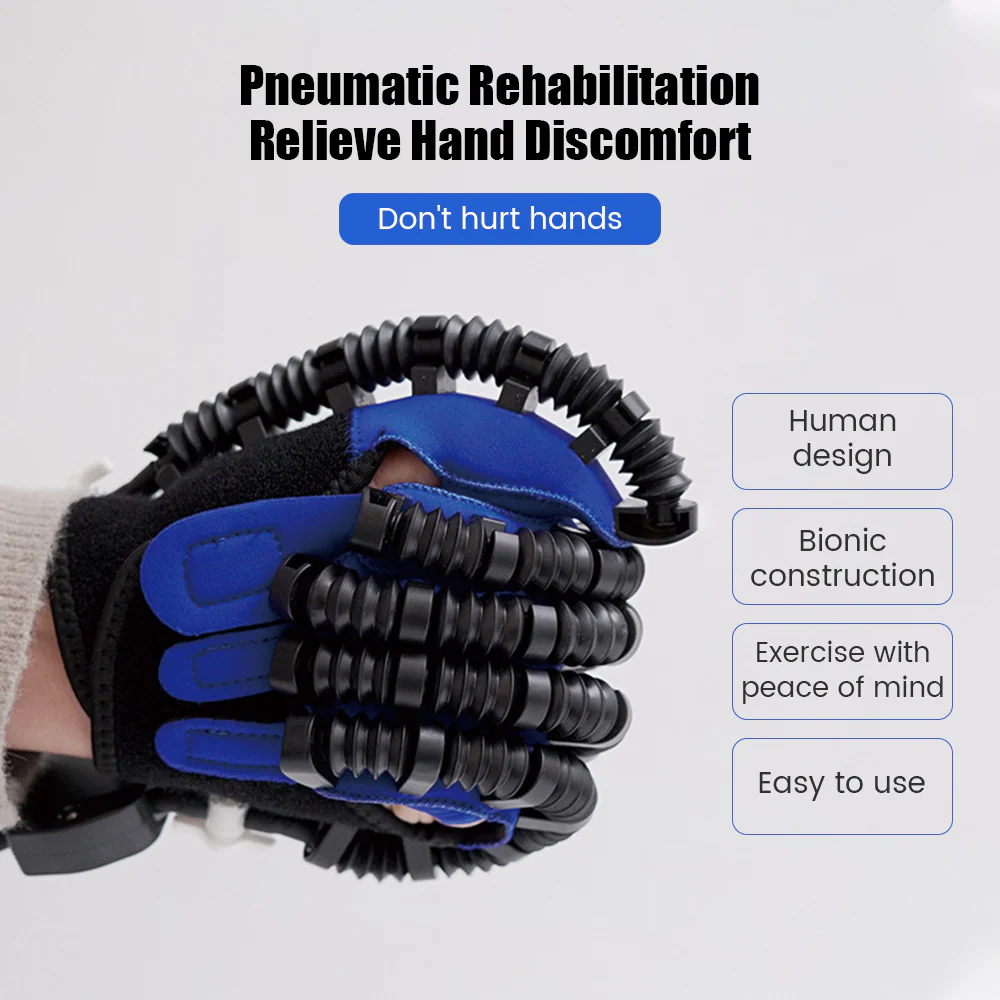 Rehabilitation Robot Hand Gloves Blue - Image 21