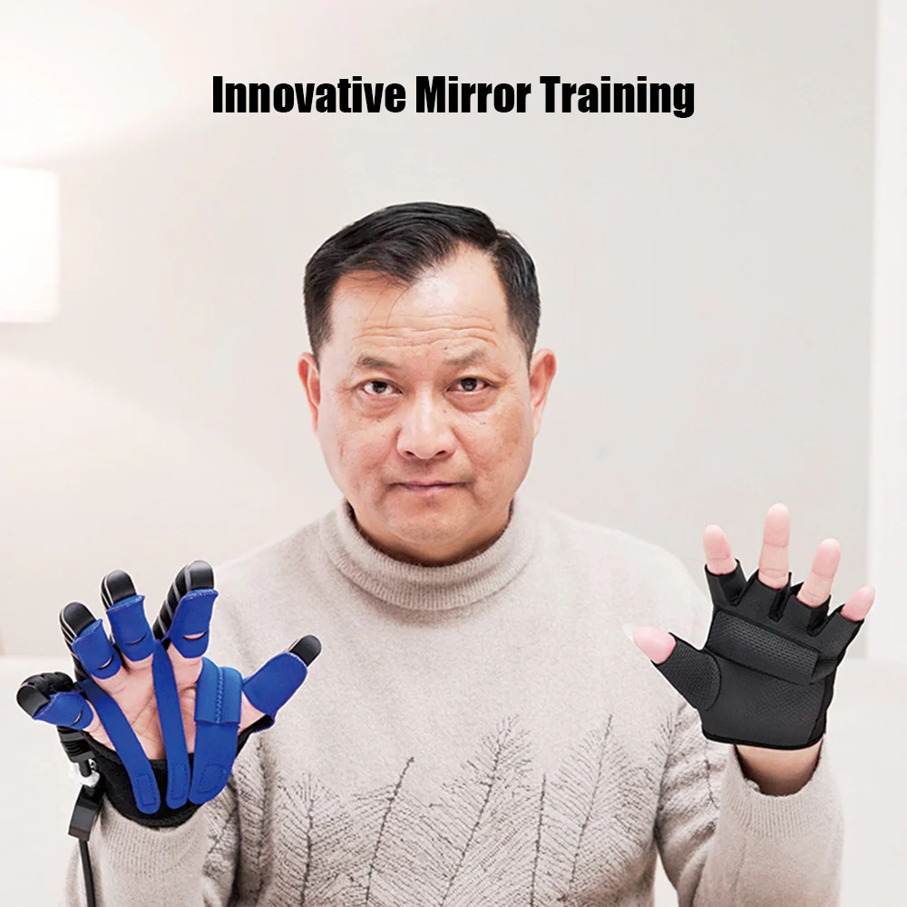 Rehabilitation Robot Hand Gloves Blue - Image 23