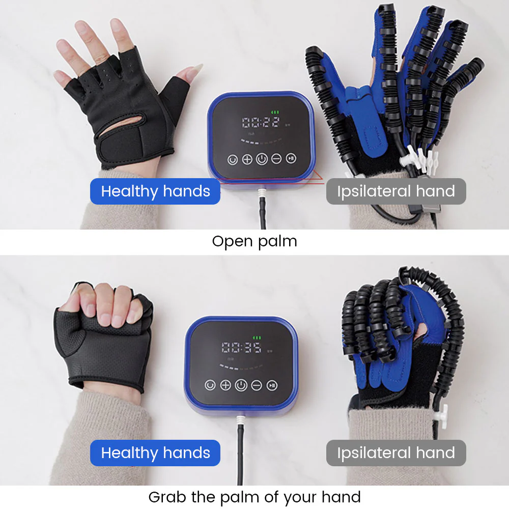 Rehabilitation Robot Hand Gloves Blue - Image 24