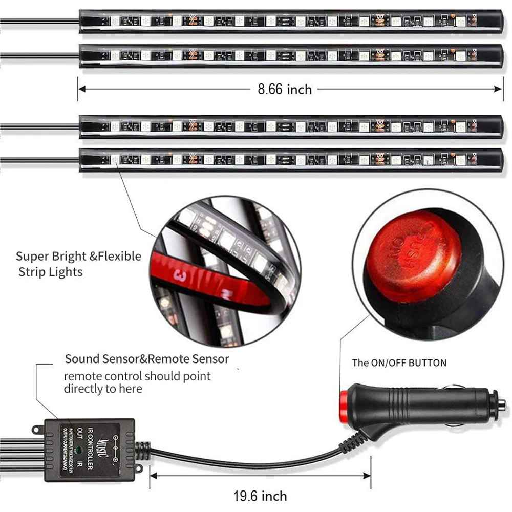 Remote Control App Music LED Light Set - Image 25