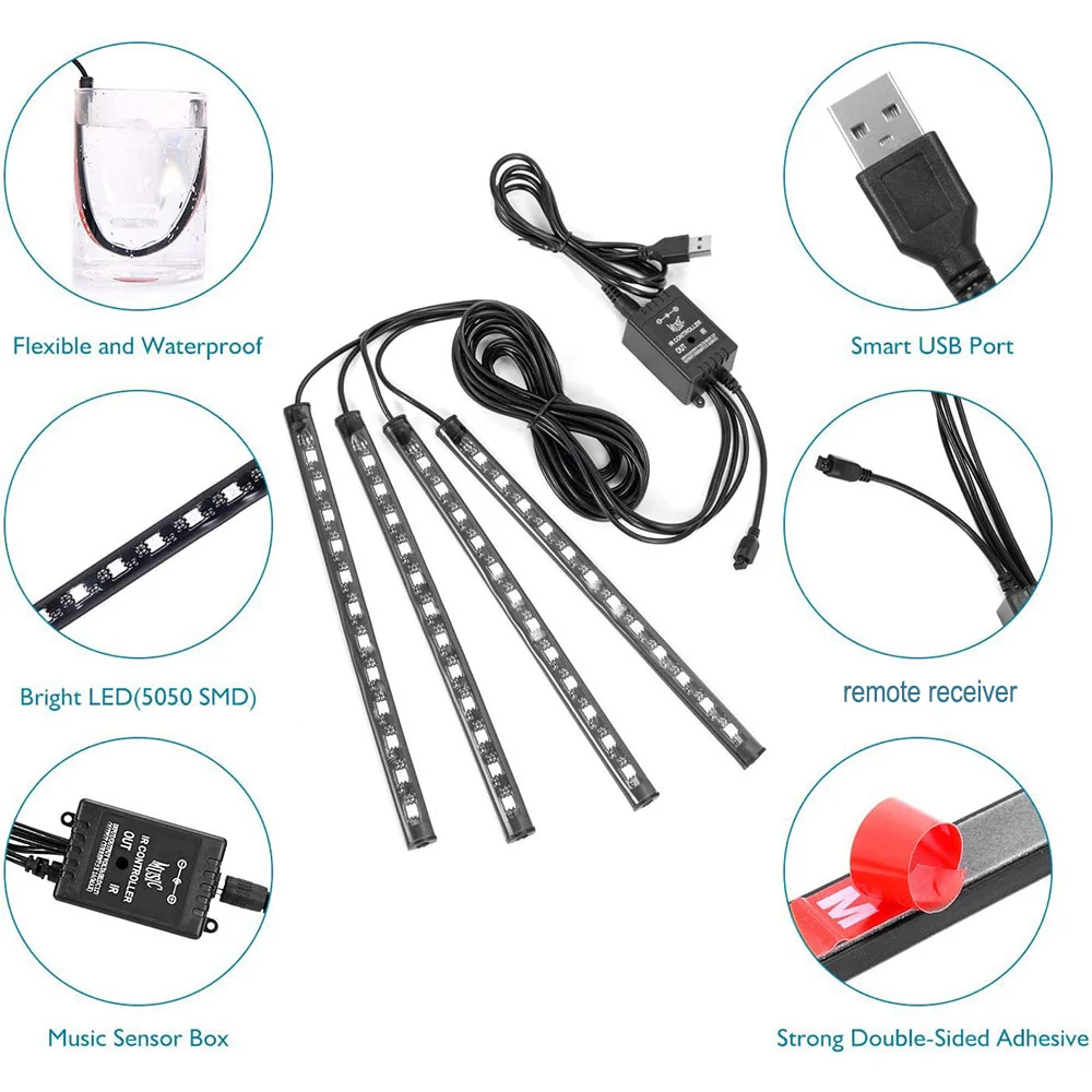 Remote Control App Music LED Light Set - Image 3