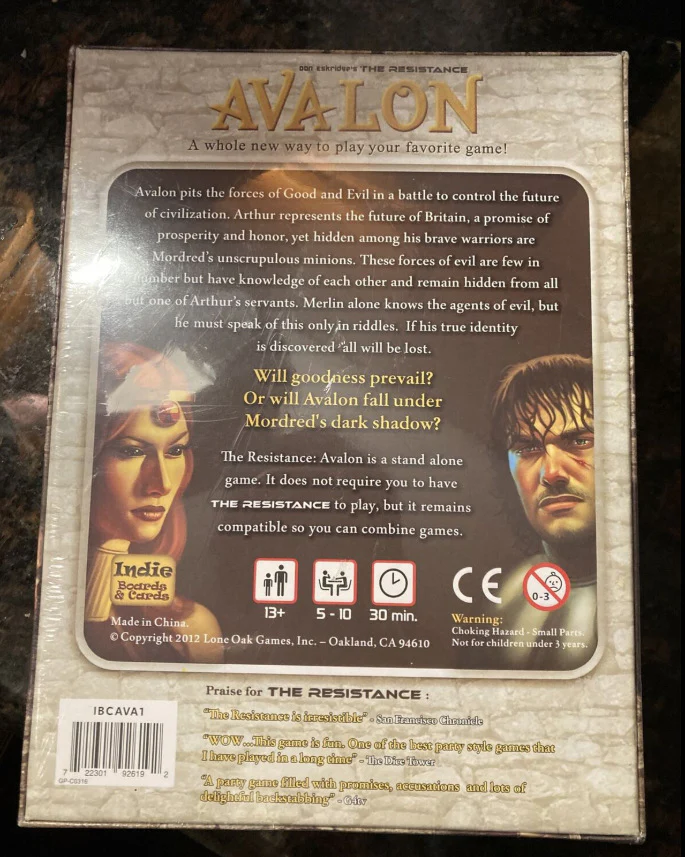 Resistance Avalon Family Interactive Board Game Card - Image 20