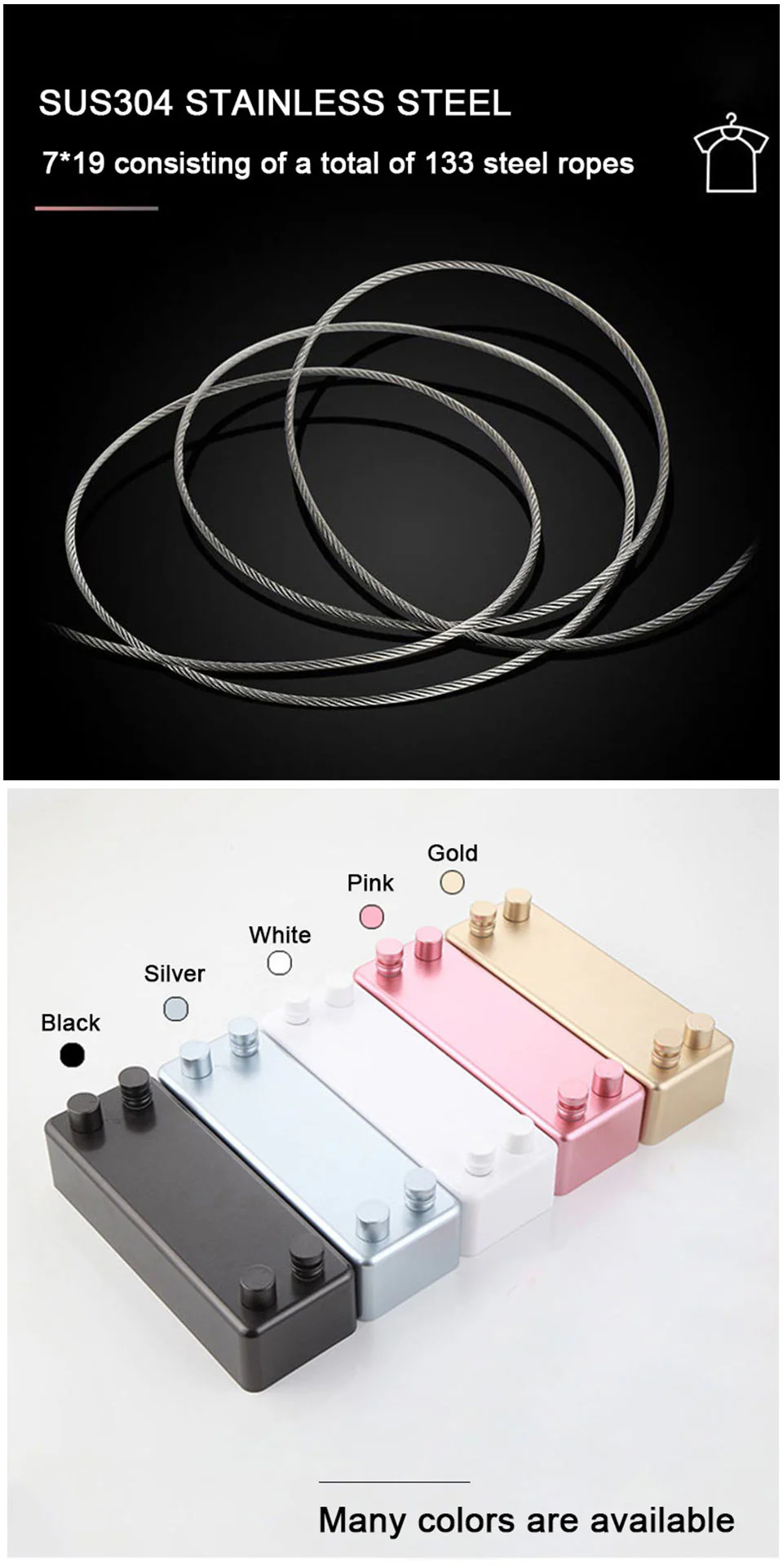 Retractable Clothes  Rope - Image 17