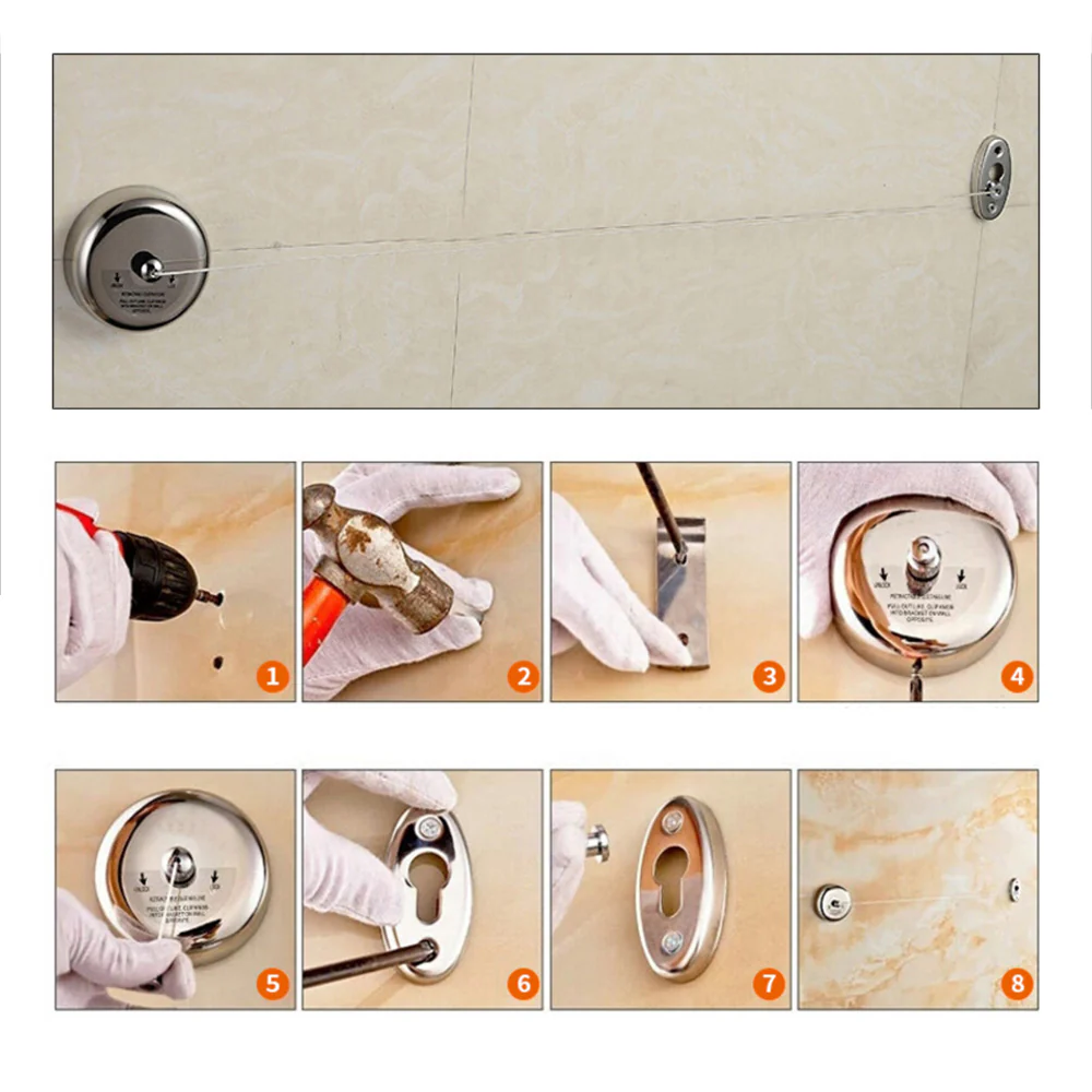 Retractable Clothes Rope - Image 9