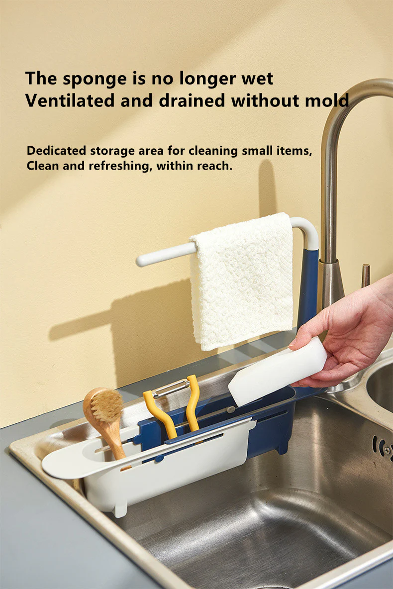 Retractable Sink Sponge Rack - Image 12