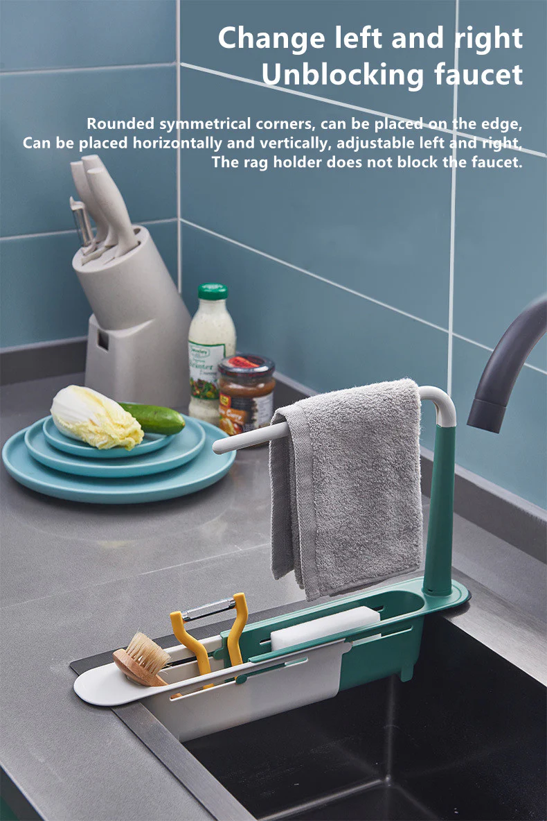 Retractable Sink Sponge Rack - Image 15