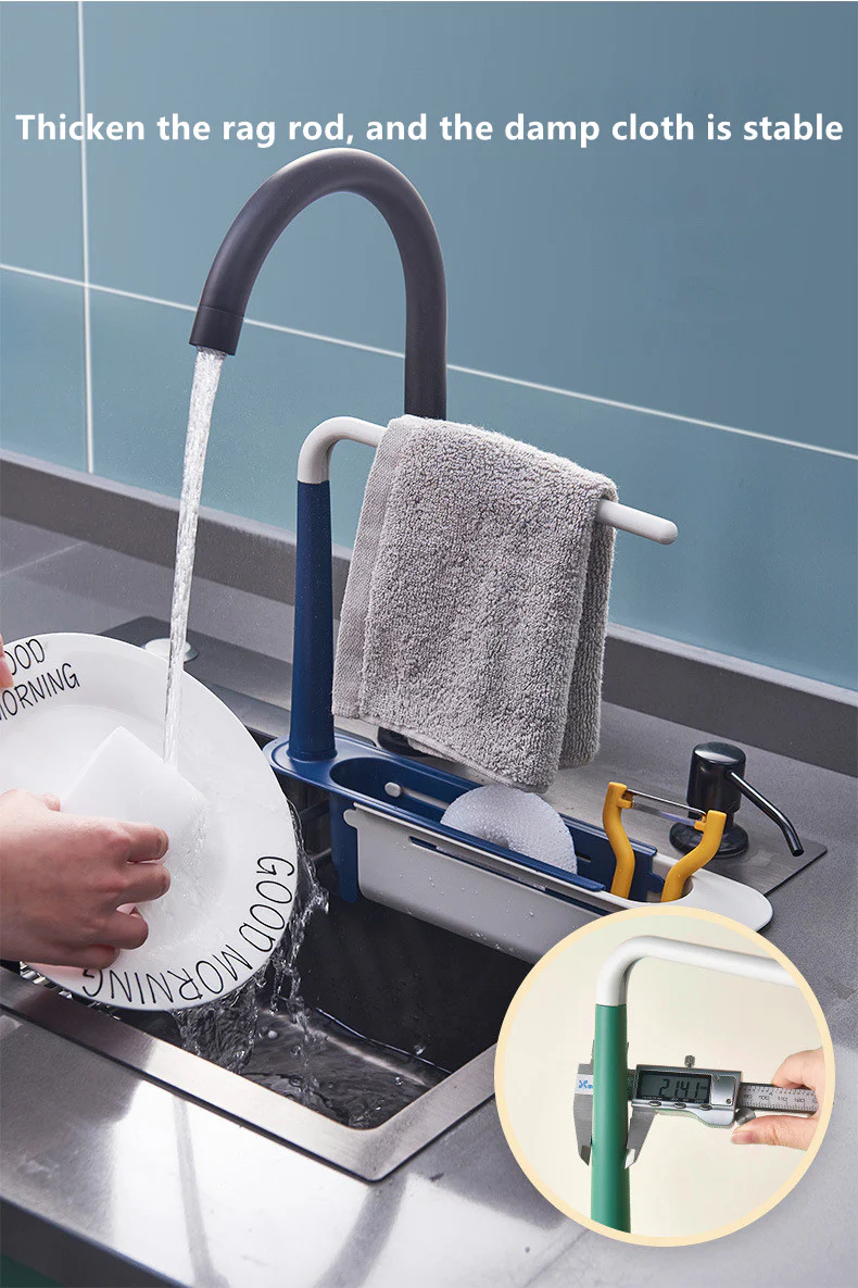 Retractable Sink Sponge Rack - Image 17