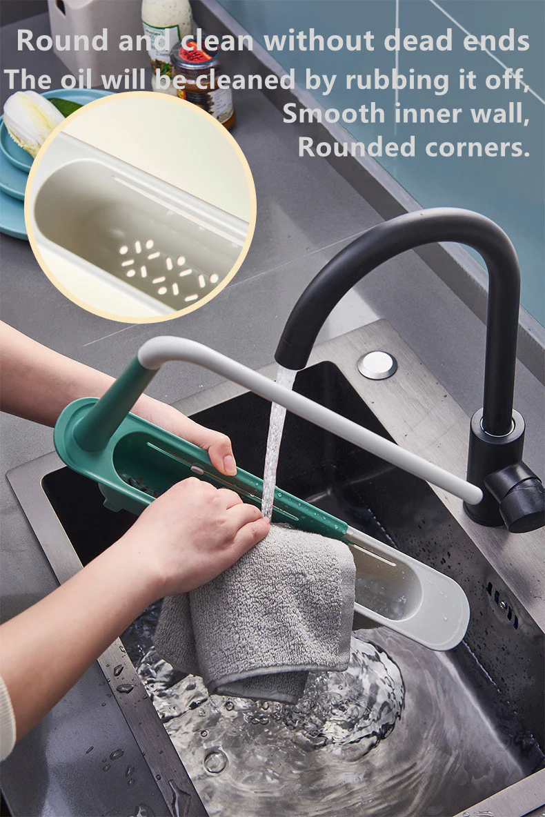 Retractable Sink Sponge Rack - Image 18