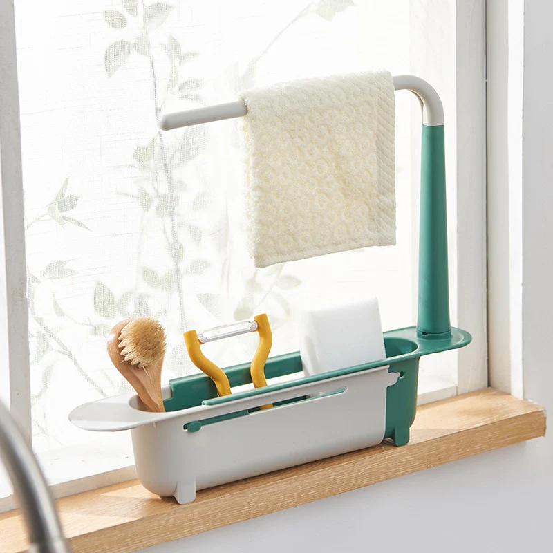 Retractable Sink Sponge Rack - Image 7