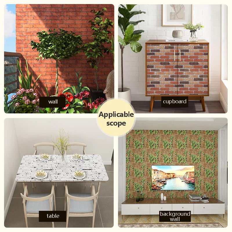 Retro Red-brown Brick Wallpaper - Image 2