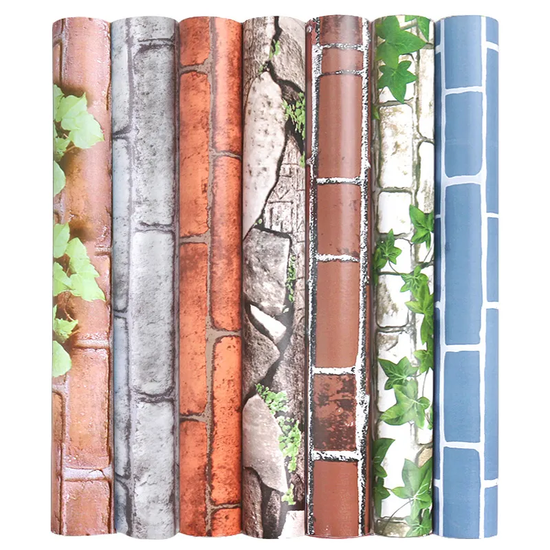 Retro Red-brown Brick Wallpaper - Image 3