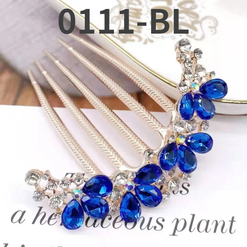 Rhinestone Butterfly Hair Comb Pin - Image 13
