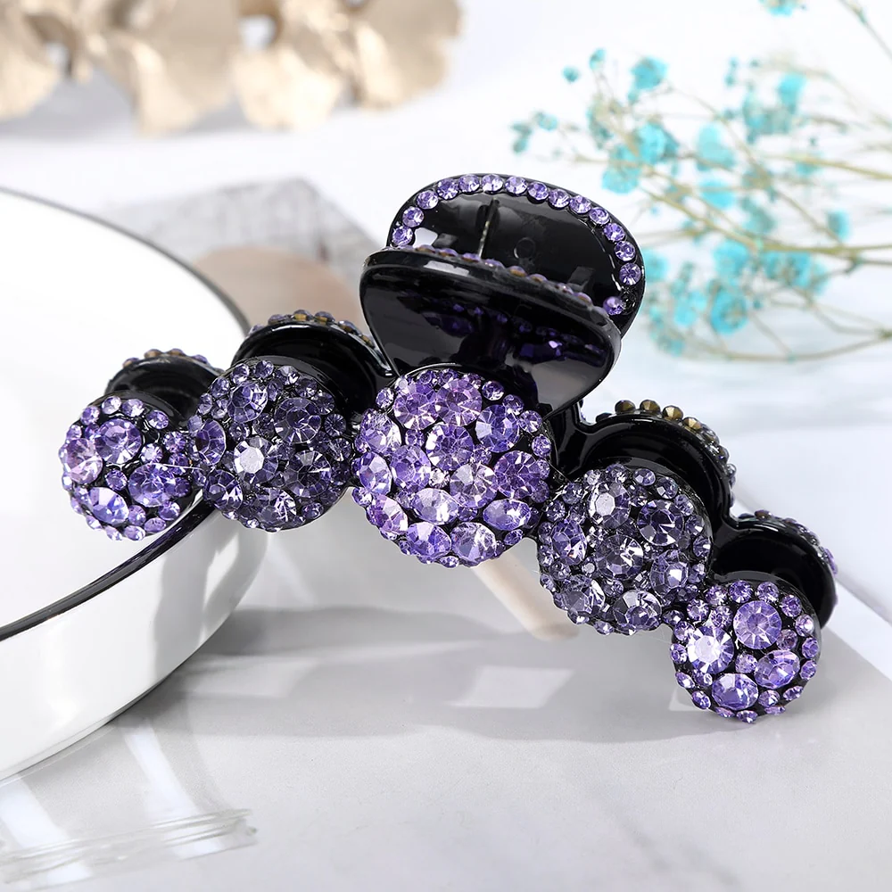 Rhinestone Crystal Hair Claw Clip - Image 39
